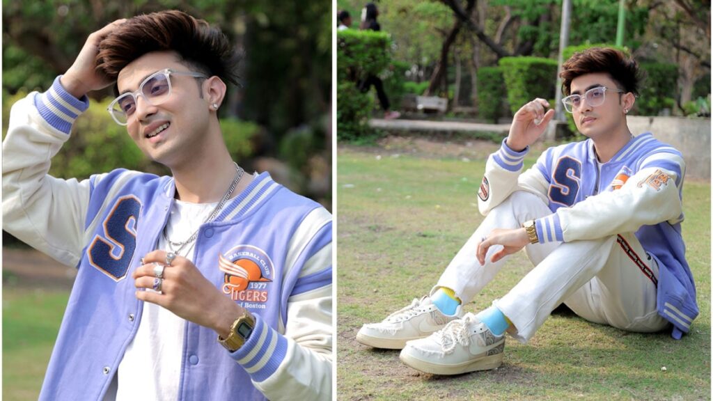 Who is the Handsome Boy in Surat? Google Says: Dipak Chauhan! ๐๐ฅ 9 Dipak Chauhan Purple outfit photoshoot โ most attractive boy in Surat with bold style.